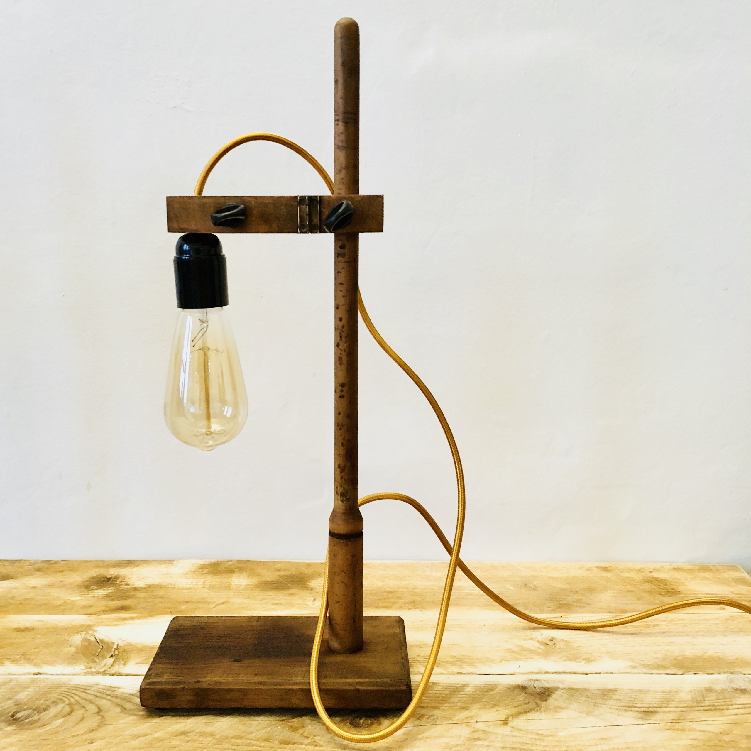 WOODEN CLAMP LIGHTS